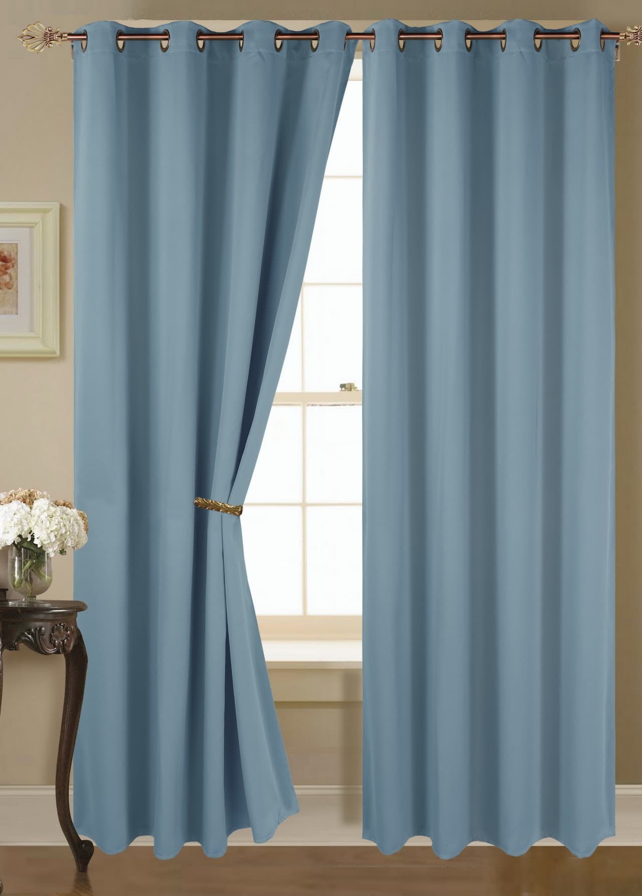 Fabric Jacquard Window Curtain - Thermal - Standard
