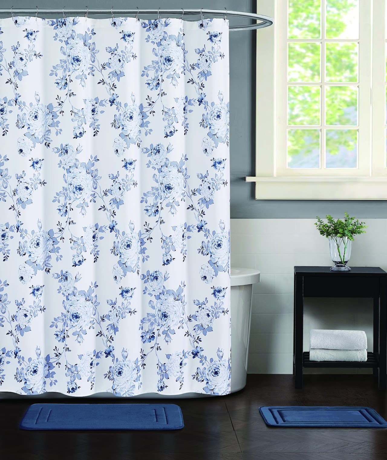 15 Pcs Bath Set - Jolinda Floral - Standard