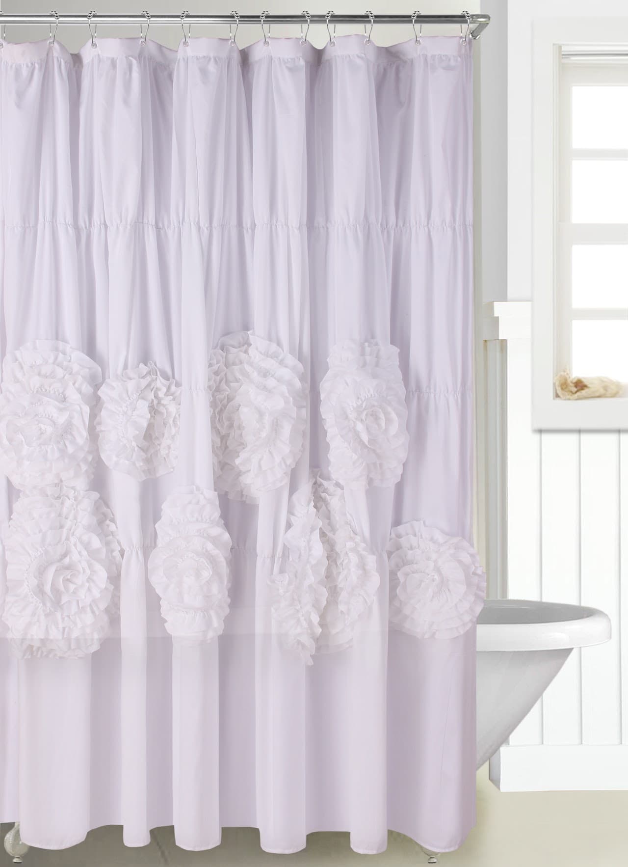 Fabric Balloon Shower Curtain - Serena - Standard